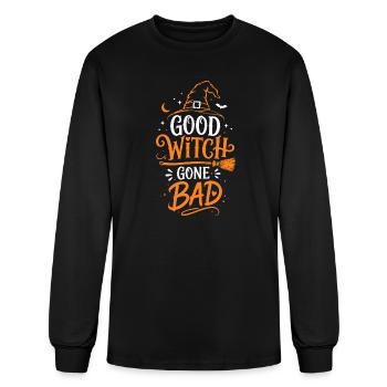 Good Witch Gone Bad Tshirt - Men's Long Sleeve T-Shirt - black - Front