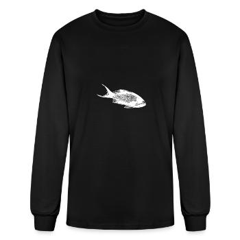 Vintage Coral Reef Fish In Coral Reef - Men's Long Sleeve T-Shirt - black - Front