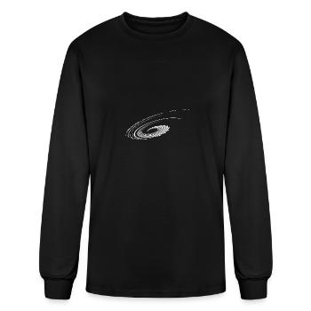 Geometric Planets Parabolas Ellipses Lines - Men's Long Sleeve T-Shirt - black - Front