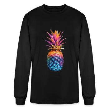 Pineapple - Men's Long Sleeve T-Shirt - black - Front