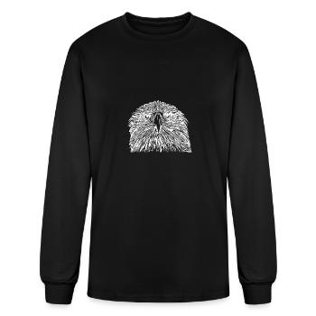Eagle Portrait For Bird Watchers - Men's Long Sleeve T-Shirt - black - Front