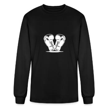 Boxing Gloves Ready For The Next Boxing Match - Men's Long Sleeve T-Shirt - black - Front