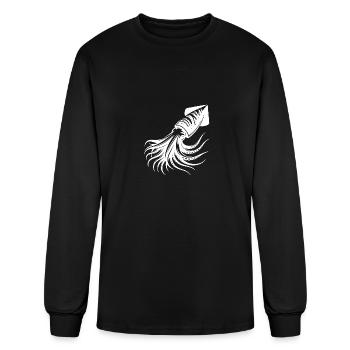 Dangerous Deep-sea Hunter Humboldt Squid - Men's Long Sleeve T-Shirt - black - Front