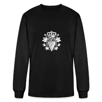 Couronnement du festival du vin et de la couronne - T-shirt à manches longues Homme - noir - Devant
