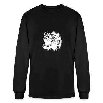Dangerous Deep-sea Fish With Sharp Teeth - Men's Long Sleeve T-Shirt - black - Front