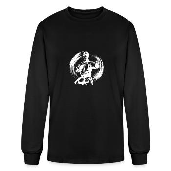 Asian Martial Arts Self-defense Karate - Men's Long Sleeve T-Shirt - black - Front