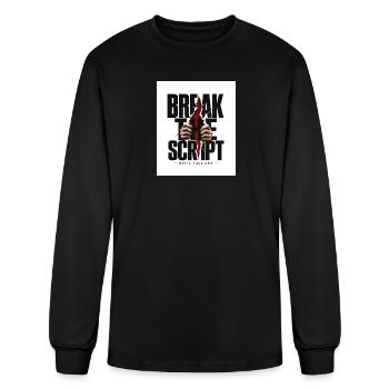 Break The Script: Write Your Own - Men's Long Sleeve T-Shirt - black - Front