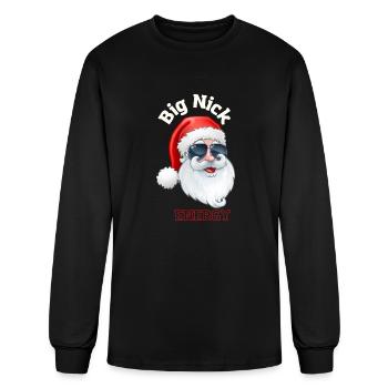 Big nick energy t-shirt - Men's Long Sleeve T-Shirt - black - Front