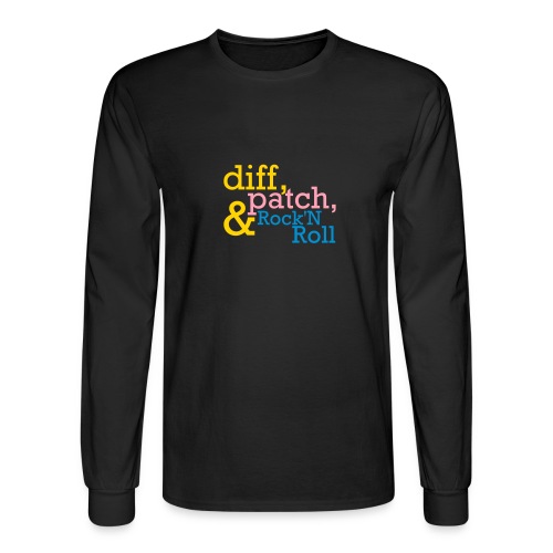 Diff, Patch and Rock'N Roll! - Men's Long Sleeve T-Shirt