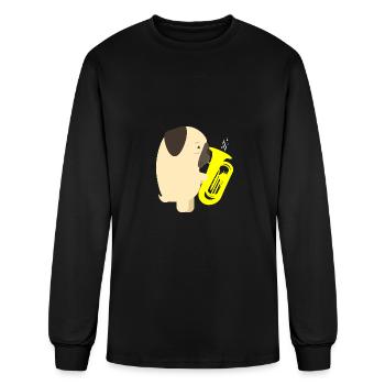 Tuba - Men's Long Sleeve T-Shirt - black - Front