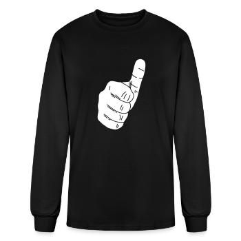 Thumbs up - Men's Long Sleeve T-Shirt - black - Front
