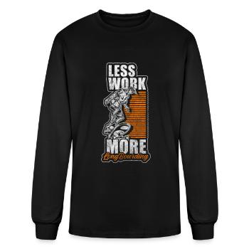 Longboarding Hobby Freestyle - Men's Long Sleeve T-Shirt - black - Front
