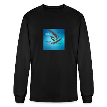 Azka shop - Men's Long Sleeve T-Shirt - black - Front