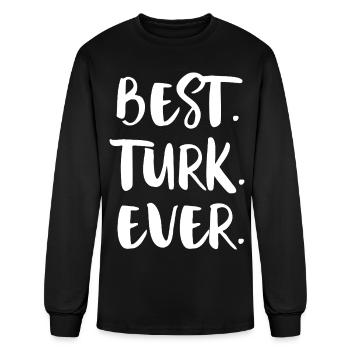 Meilleur Turc de tous les temps - T-shirt à manches longues Homme - noir - Devant