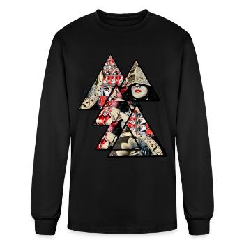comic art - Men's Long Sleeve T-Shirt - black - Front
