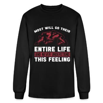 Catch Wrestling Most Will Go Wrestler Grappling - Men's Long Sleeve T-Shirt - black - Front