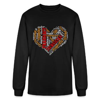 Pharmacy Technician Heart Appreciation Health Care - Men's Long Sleeve T-Shirt - black - Front