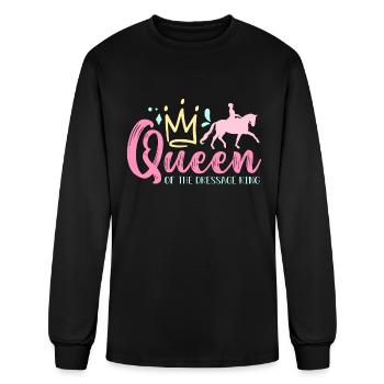 Dressage Queen Of The Horse Riding Dressage Rider - Men's Long Sleeve T-Shirt - black - Front