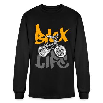 BMX Racing BMX Life Bicyclette Cyclist Bike Racing - Men's Long Sleeve T-Shirt - black - Front