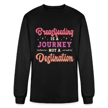 Lactation Consultant Breastfeeding Is A Nursing - Men's Long Sleeve T-Shirt - black - Front