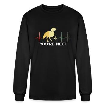 Dodo Bird You're Next Bird Watcher Flightless - Men's Long Sleeve T-Shirt - black - Front