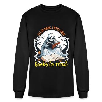 Book Editor I'll Be Back I Still Journalist Editor - Men's Long Sleeve T-Shirt - black - Front