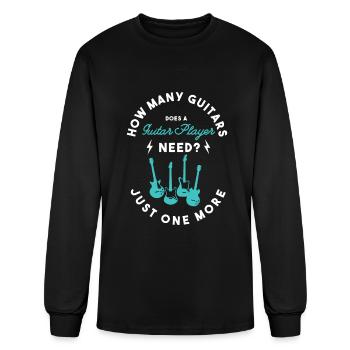 Guitar Design for a Guitar player - Men's Long Sleeve T-Shirt - black - Front