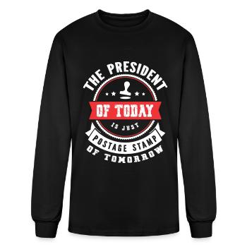 Philatelist Stamp Collecting Stamp Collector - Men's Long Sleeve T-Shirt - black - Front