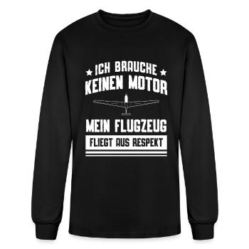 Gliding Glider Glider Pilot - Men's Long Sleeve T-Shirt - black - Front