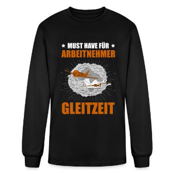 Gliding Glider Glider Pilot - Men's Long Sleeve T-Shirt - black - Front