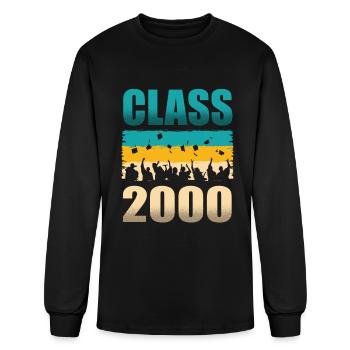 Class 2000 Decade 2000's Era Millenium Vintage - Men's Long Sleeve T-Shirt - black - Front
