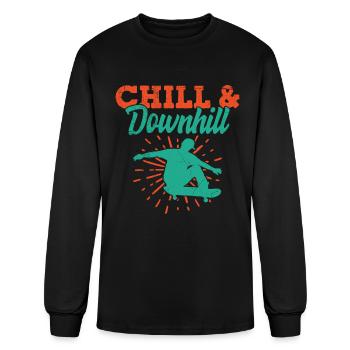 Skateboarding Skater Boy Skateboard Extreme Sport - Men's Long Sleeve T-Shirt - black - Front
