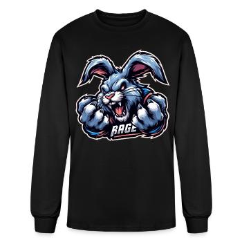 Rage Rabbit - Men's Long Sleeve T-Shirt - black - Front