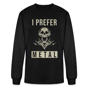 Metal Music - Men's Long Sleeve T-Shirt - black - Front