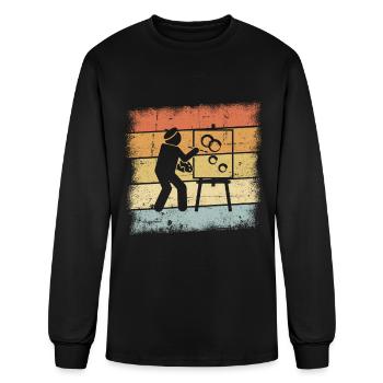 Artist Gift - Men's Long Sleeve T-Shirt - black - Front