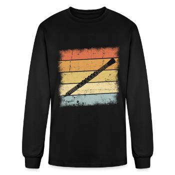 Oboe - Men's Long Sleeve T-Shirt - black - Front