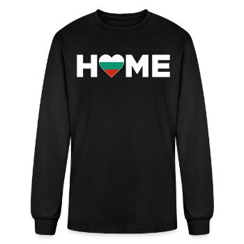 Bulgaria Home Country Bulgarian Flag - Men's Long Sleeve T-Shirt - black - Front