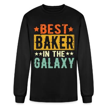 Best Baker Ever Baker Gift - Men's Long Sleeve T-Shirt - black - Front