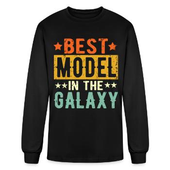 Best Model Ever Model Gift - Men's Long Sleeve T-Shirt - black - Front