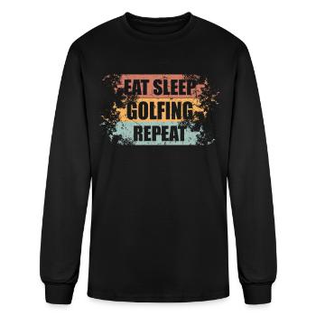 Stunt Saying funny - Men's Long Sleeve T-Shirt - black - Front