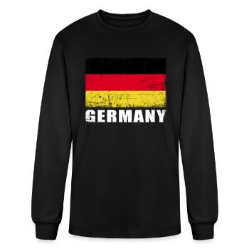 Germany Flag Grunge Country Flag Germany - Men's Long Sleeve T-Shirt - black - Front