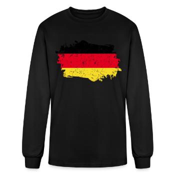 Germany Flag Grunge Country Flag Germany - Men's Long Sleeve T-Shirt - black - Front