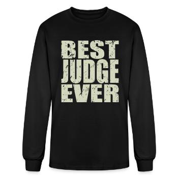 Best Judge ever Judge Gift - Men's Long Sleeve T-Shirt - black - Front