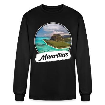 Mauritius Souvenir - Men's Long Sleeve T-Shirt - black - Front