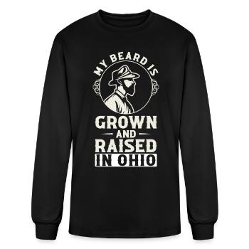 Amish Ohio - Men's Long Sleeve T-Shirt - black - Front