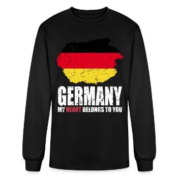 Germany Flag - Men's Long Sleeve T-Shirt - black - Front