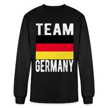 Germany Flag - Men's Long Sleeve T-Shirt - black - Front
