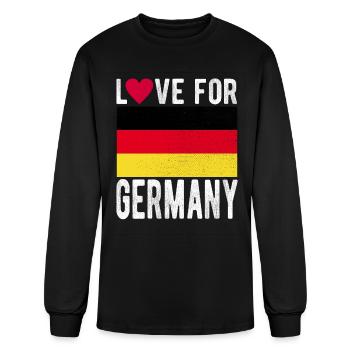 Germany Flag - Men's Long Sleeve T-Shirt - black - Front