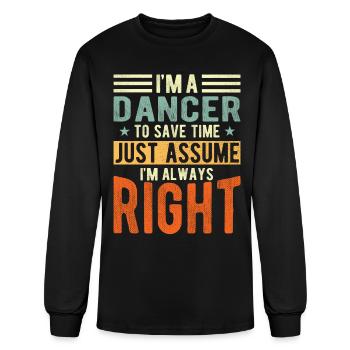 Dancer - Men's Long Sleeve T-Shirt - black - Front