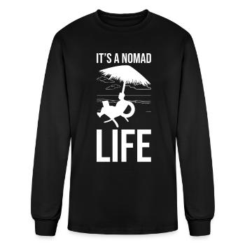 Beachside Nomad Vibes - It´s a Nomad Life - Men's Long Sleeve T-Shirt - black - Front